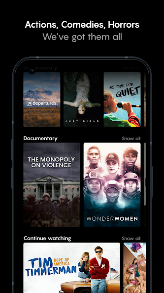 Filmzie - Free Streaming & Indie Movies screenshot 1