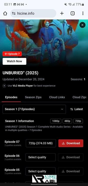 Hicine – High-Def Cinema Hits & Series screenshot 2